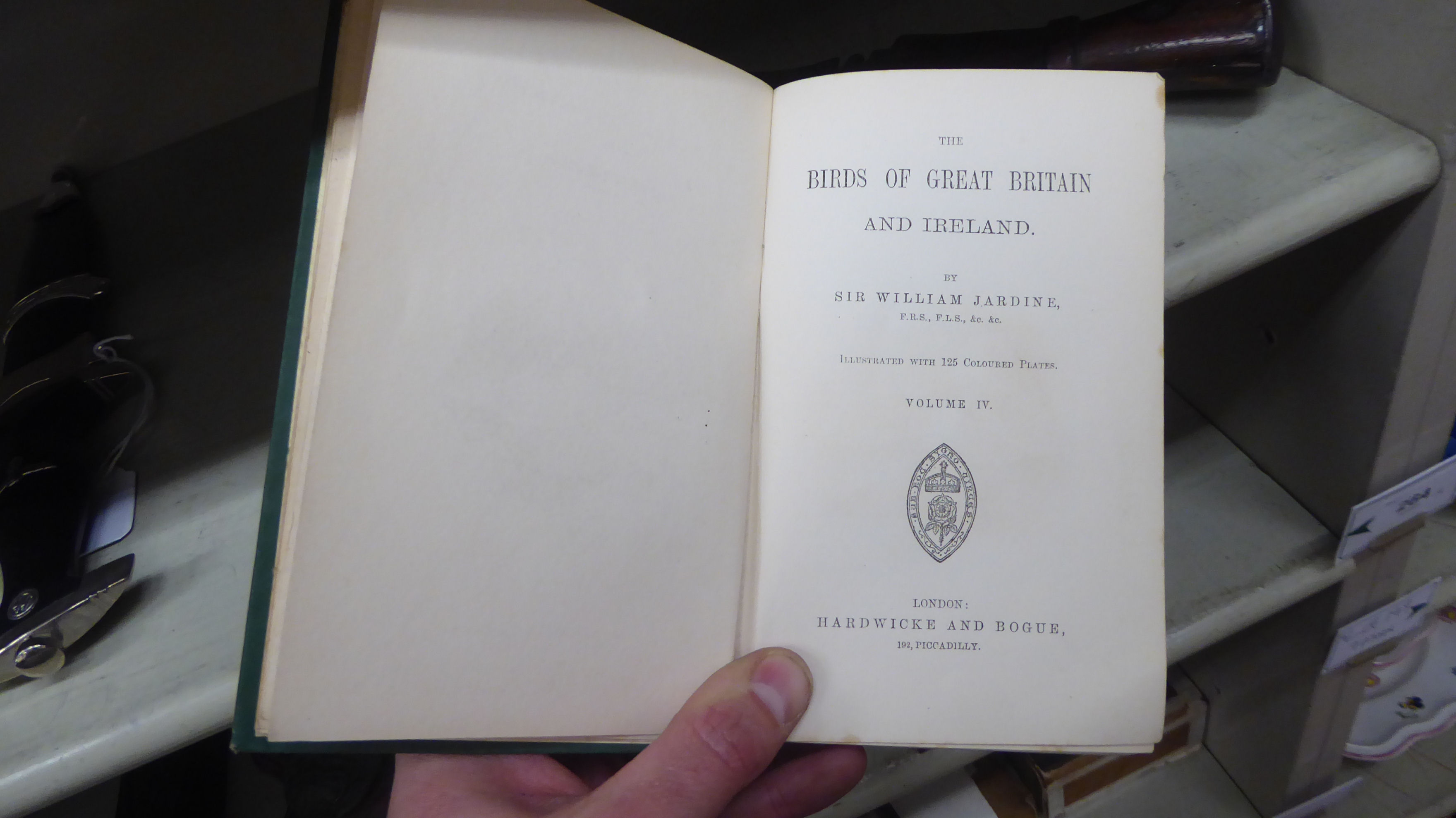 Books, wildlife reference: to include 'British Birds' by Sir W Jardine, published in four volumes, - Image 9 of 15