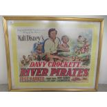 A Stafford & Co Ltd colour printed film poster, advertising Walt Disney's 'Davy Crocket & the