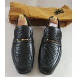 A pair of  Barker leather men's loafers  approx. size 11/12 with shoe lasts