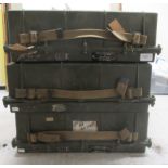 Three military purpose wireless sets. viz. a B70 supply unit rectifier No.25, serial no.000341;