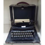 A Blick Universal manual portable typewriter cased