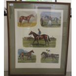 After Richard Stone Reyes - 'The Five Greatest Rides I Ever Rode'  coloured print  bears a pencil