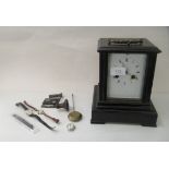 Ladies wristwatches; and an early 20thC timepiece with a Roman  dial  printed Lawson  7"h
