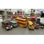 Diecast model vehicles: to include a Dinky observation coach