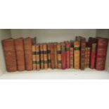 Books: to include 'Sayings and Doings' in three half calf bound volumes  1825