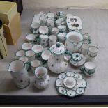 Australian china tableware, decorated with foliage  stamped Gmundner Keramik