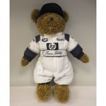 A Williams FI Team Teddy bear  17"h