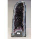 An amethyst Cathedral geode (approx. weight 35lbs)  17"h