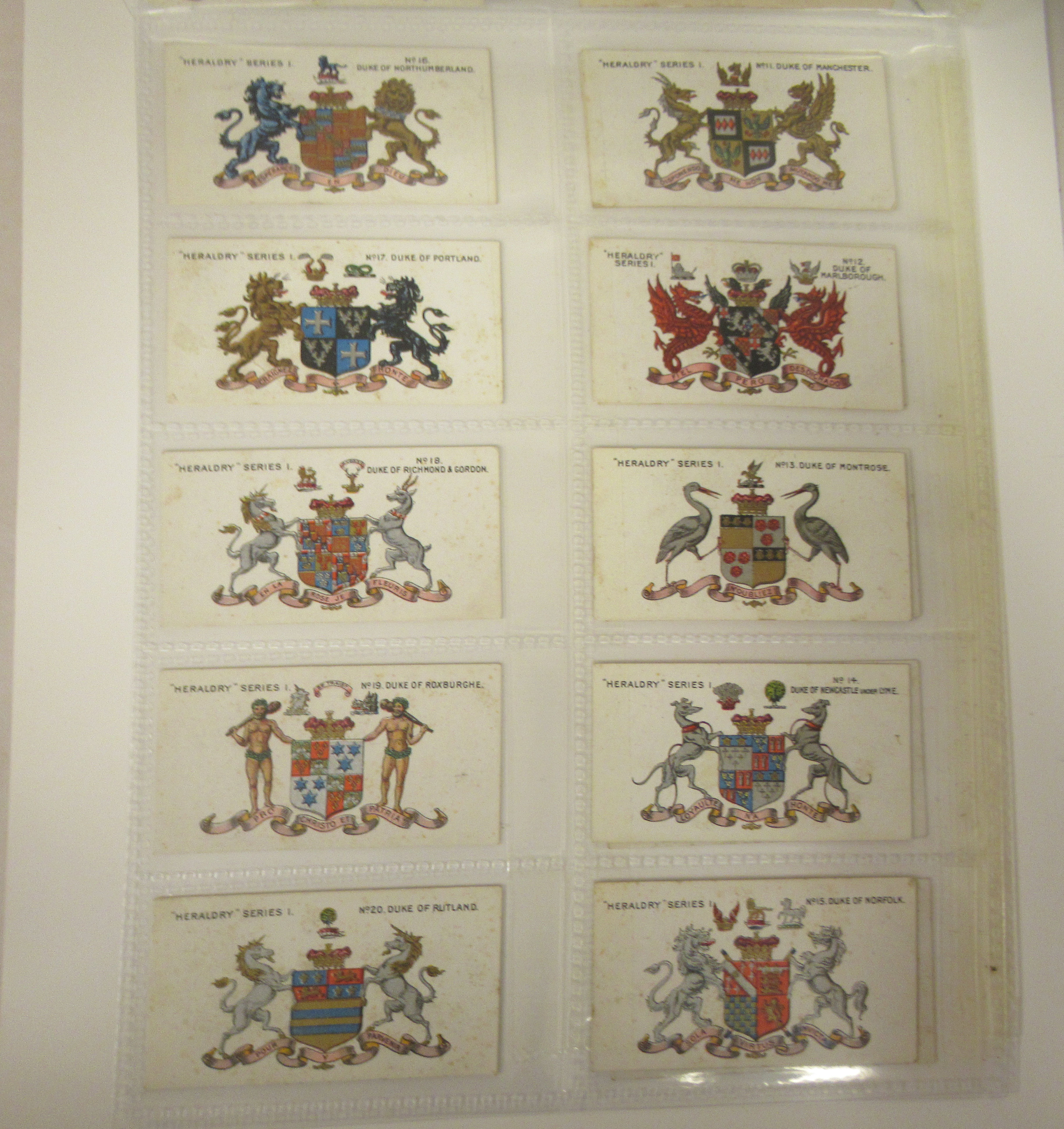 A 1911 set of twenty-five Taddy & Co cigarette cards 'Heraldry Series 1' - Image 3 of 5