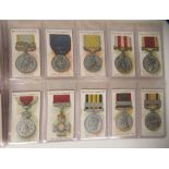 A 1912 set of fifty Taddy & Co cigarette cards 'British Medals & Ribbons'