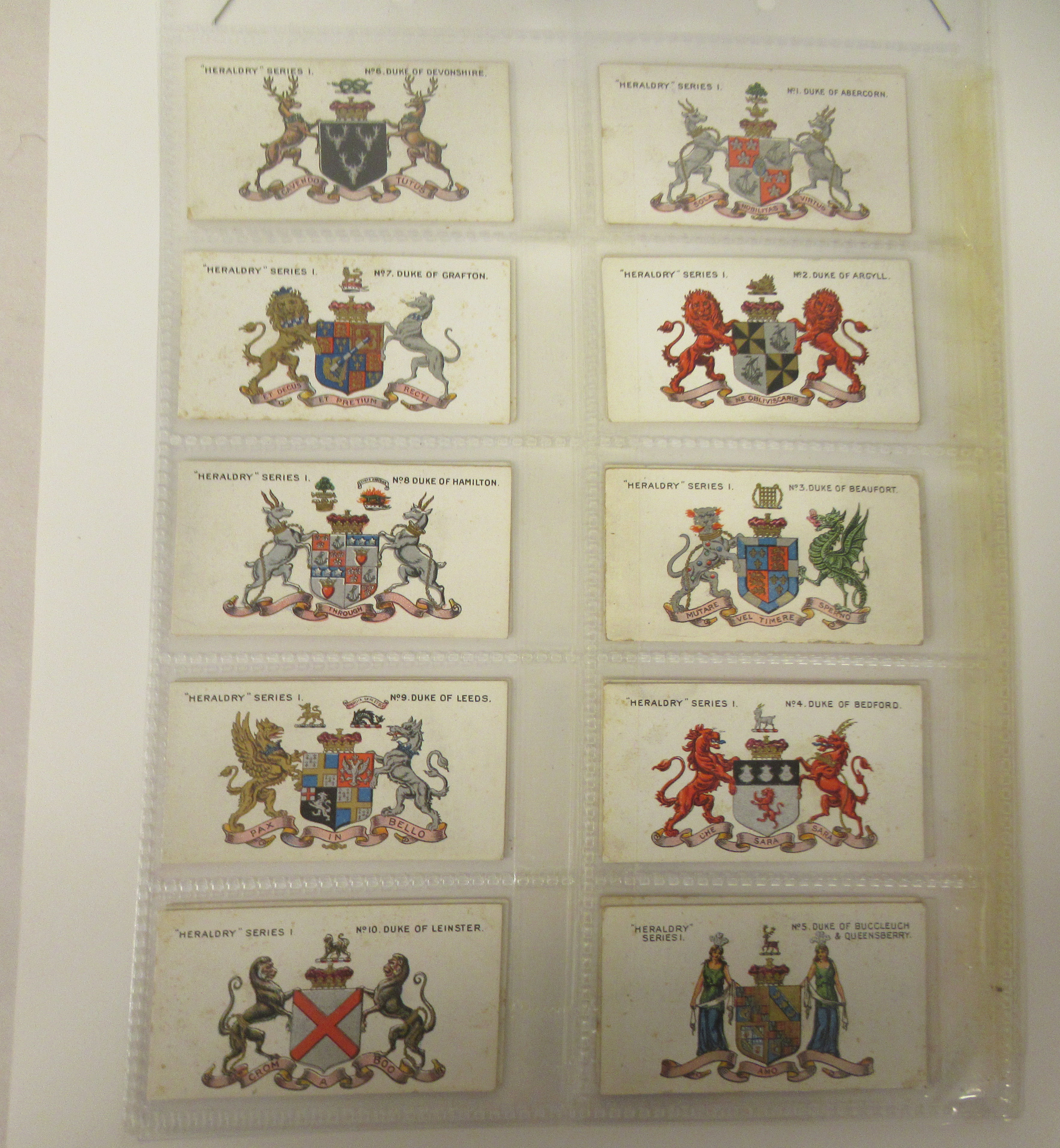 A 1911 set of twenty-five Taddy & Co cigarette cards 'Heraldry Series 1' - Image 2 of 5