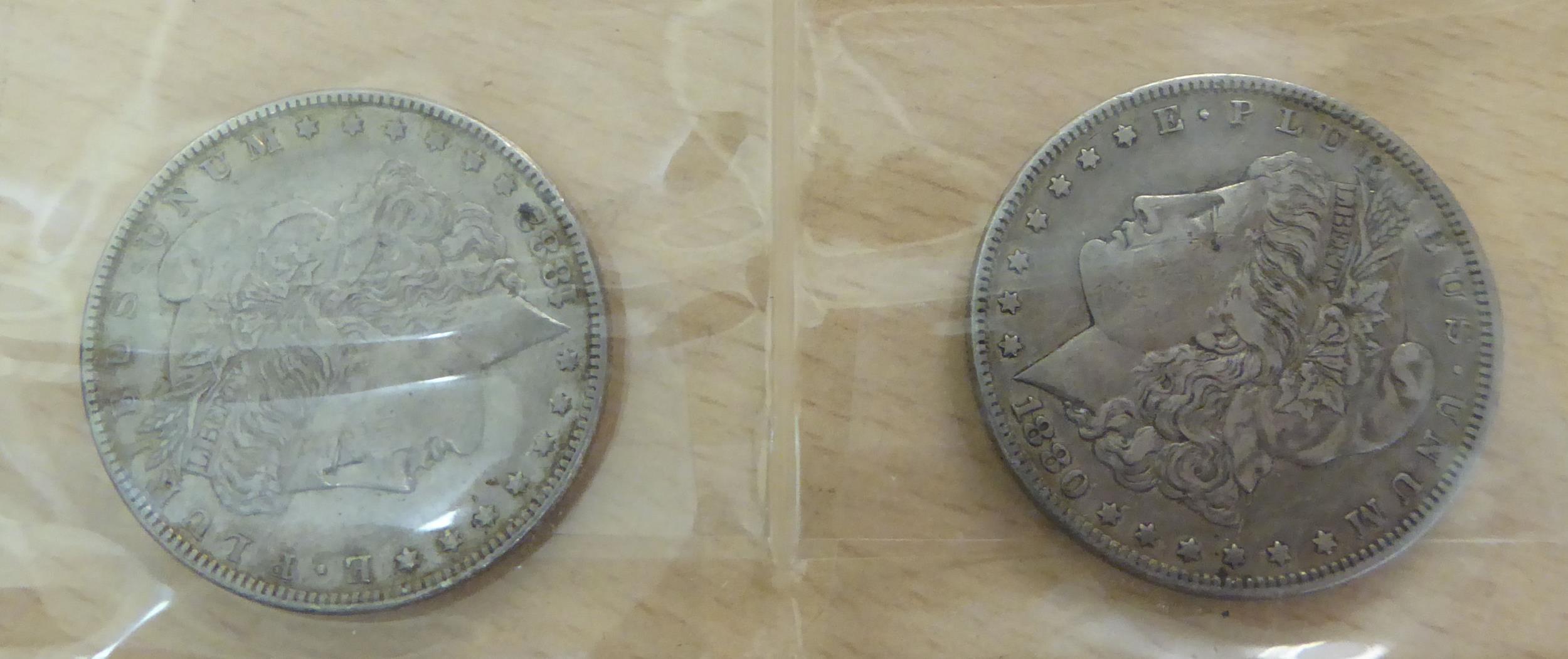 Uncollated 18th/19th & 20thC coins and banknotes: to include an 1892 USA one dollar; and a George - Image 11 of 11