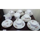 Minton china Marlow pattern teaware