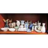 Collectable ceramics: to include examples by Royal Copenhagen, Royal Worcester and Wedgwood