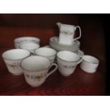 Royal Doulton fine bone china Pastorale pattern teaware