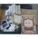 Uncollated postage stamps, in albums and loose, mainly British Royal family