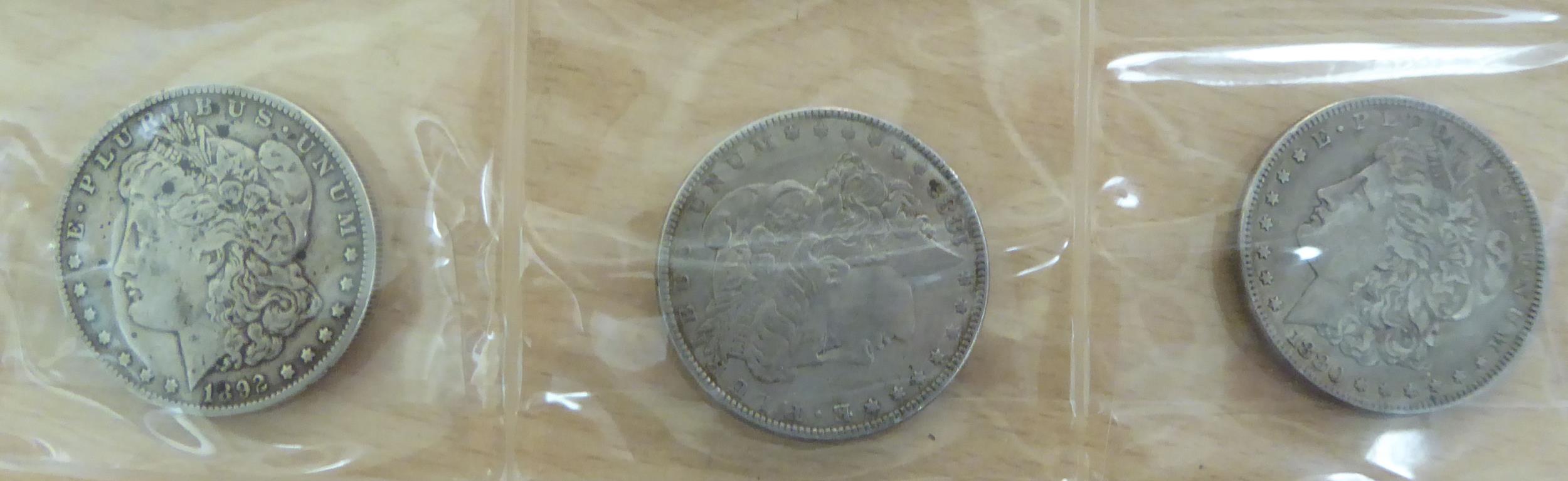 Uncollated 18th/19th & 20thC coins and banknotes: to include an 1892 USA one dollar; and a George - Image 7 of 11