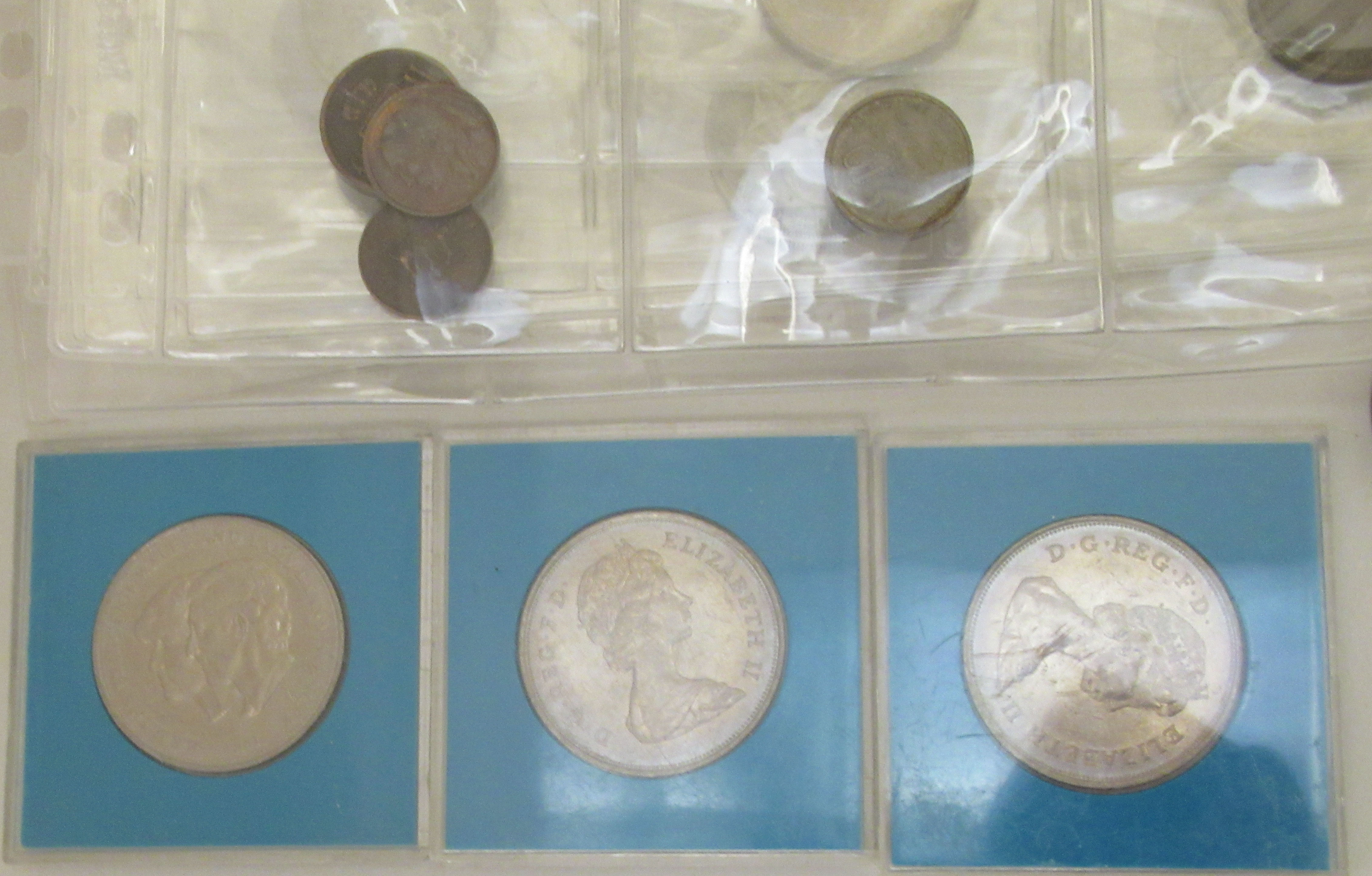 Uncollated 18th/19th & 20thC coins and banknotes: to include an 1892 USA one dollar; and a George - Image 2 of 11