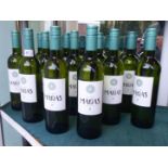 Twelve bottles of Los dos Marias Blanco of Spain