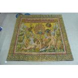 A modern machine made tapestry, entitled 'Des Jeux D'enfants' after the XVI century, original,