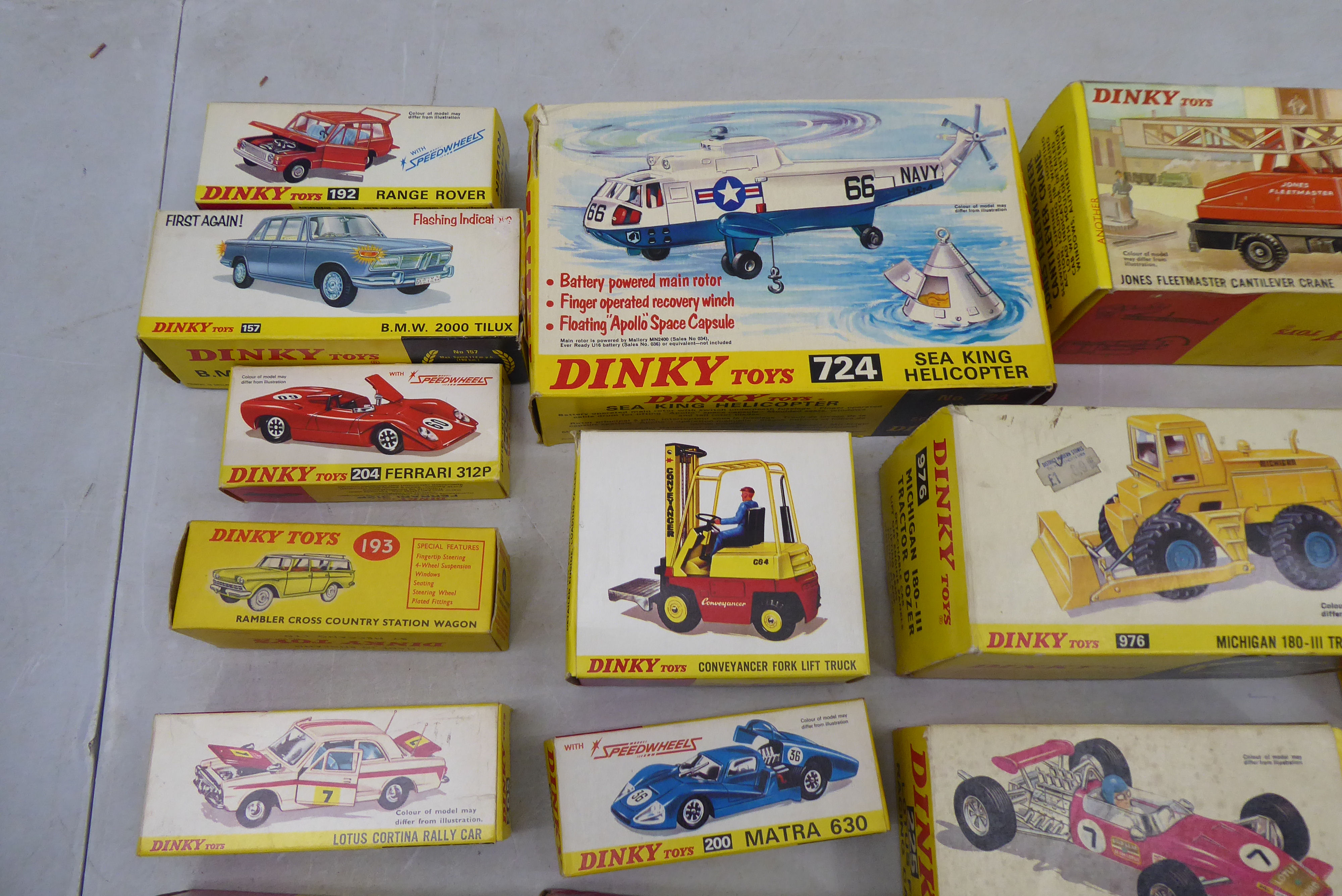 Dinky diecast model vehicles: to include a no.724 Sea King helicopter  boxed - Image 3 of 5