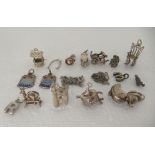 Silver charm bracelet accessories