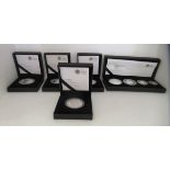 Royal Mint silver proof coins: to include The Britannia four coin silver proof set  boxed