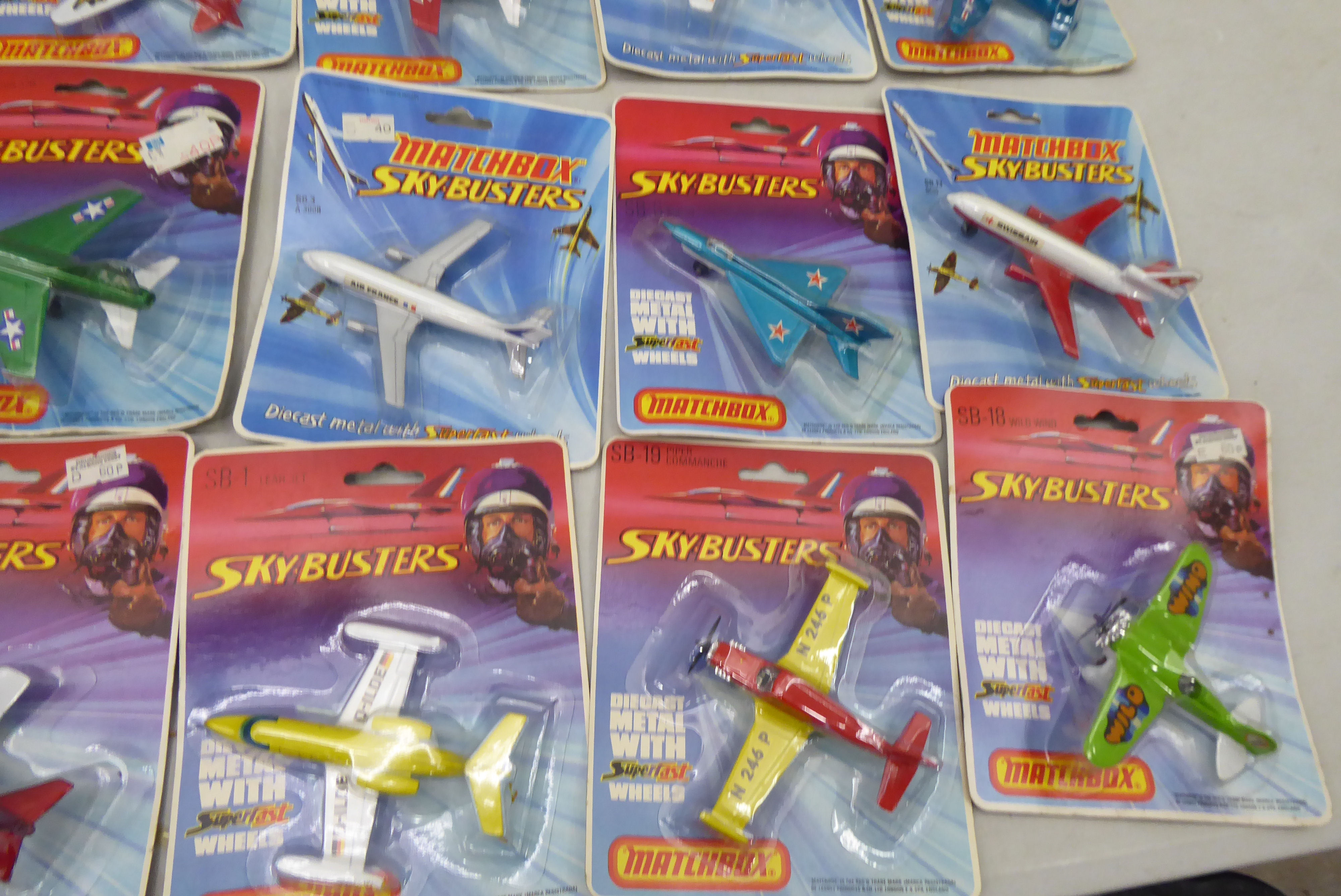 Matchbox Sky-Busters diecast model aeroplanes: to include a fighter jet  boxed - Image 5 of 5