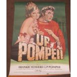 An original 1971 colour printed film poster, advertising 'Up Pompeii'  40" x 27" (This poster