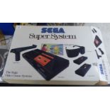 A Sega Video Game system  boxed