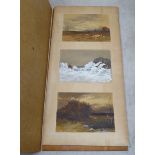 Three works by Thomas J Watson - seascapes  watercolours  bearing signatures  7" x 10"