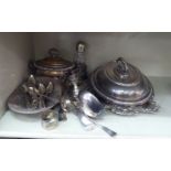 Mainly 19thC silver plated mixed flatware and other tableware