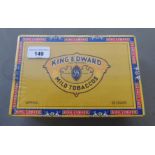 A sealed box of fifty King Edward Imperial mild tobacco cigars  box no.33K10