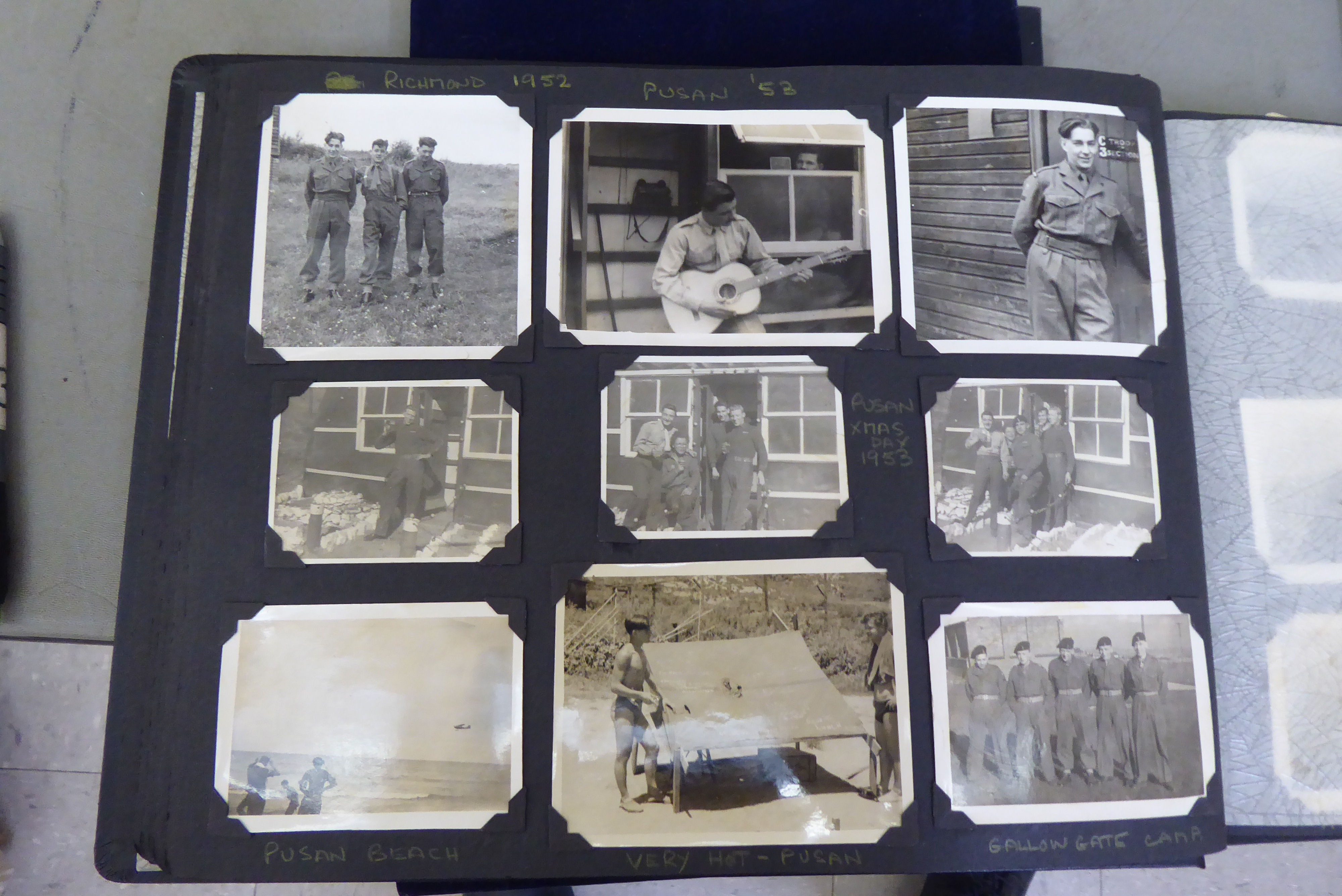 Korean War related memorabilia: to include period photographs; and a Peace medal awarded to one Alan - Image 3 of 6