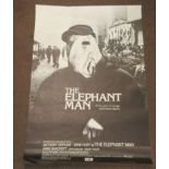 An original 1980 colour printed film poster, advertising 'The Elephant Man'  40" x 27" (This