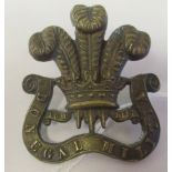 A Donegal Militia cap badge (brass) (Please Note: this lot is subject to the statement made in the