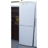 A Hotpoint Microban FrostFree 50/50 fridge/freezer  70"h  24"w