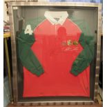A Martin Johnson CBB Testimonial Year 2004/2005 Rugby Union shirt, bears embroidered emblems for