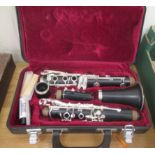 A Jupiter clarinet, in a fitted case