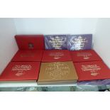 Uncollated Royal Mint proof coinage of Great Britain and Northern Ireland