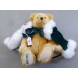 A Hermann 'Winter Wonderland'  Limited Edition 1236/2000 Teddy bear, in golden plush with mobile
