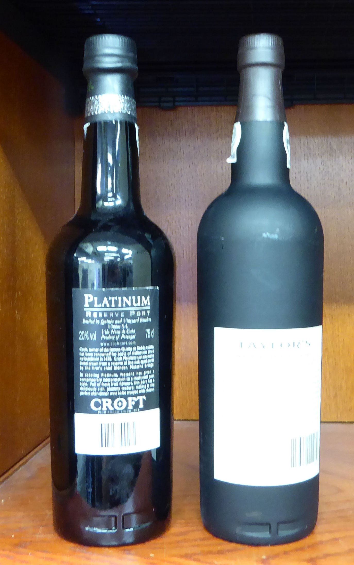 A bottle of Taylor's 10 year old Tawny Port; and a bottle of Croft Platinum Reserve Port - Image 2 of 6
