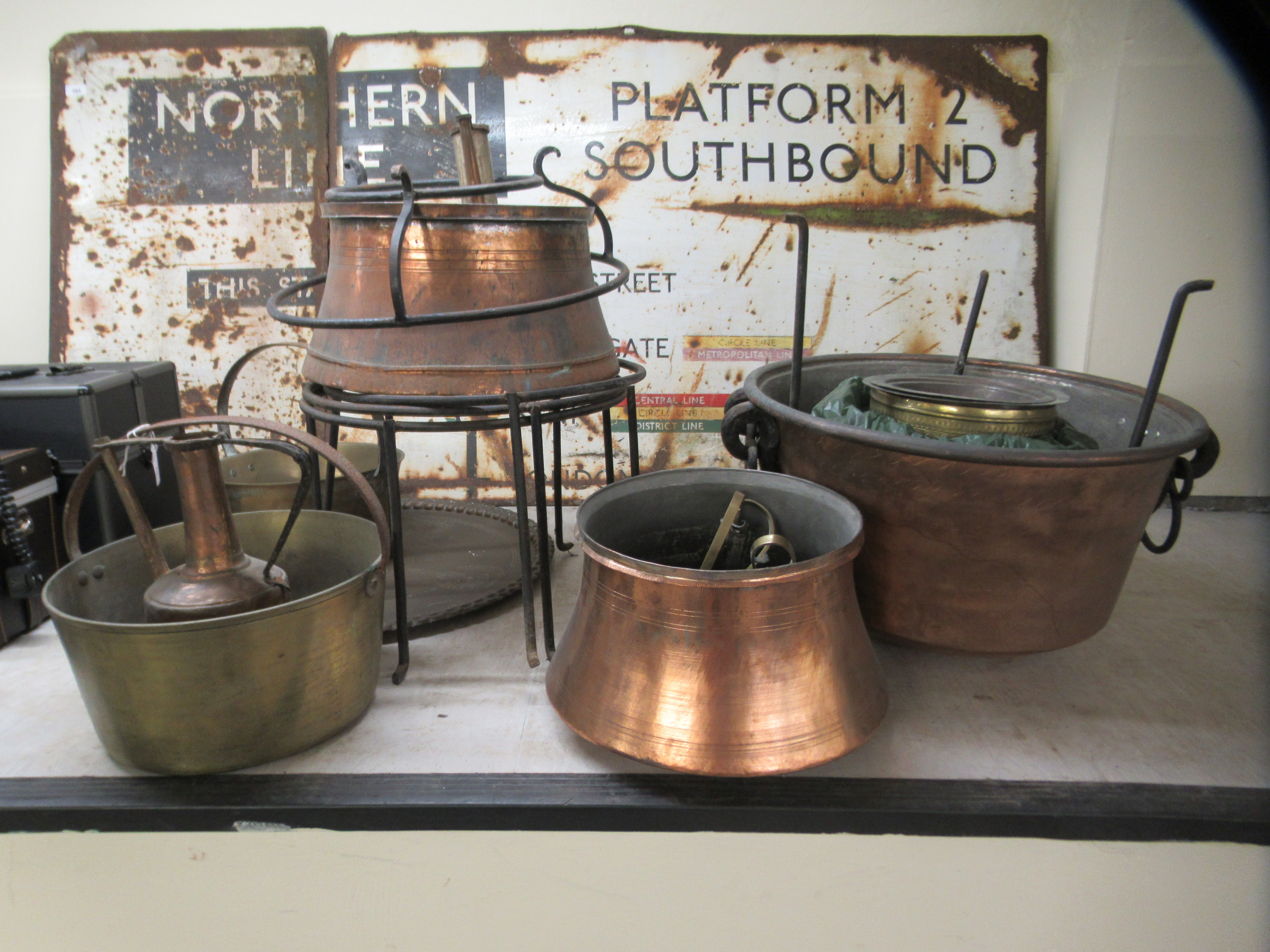 19th and 20thC mainly cookware themed brass and other metalware