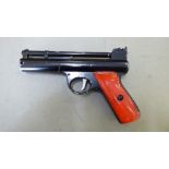 A Webley 1.77 calibre air pistol, model no.53684