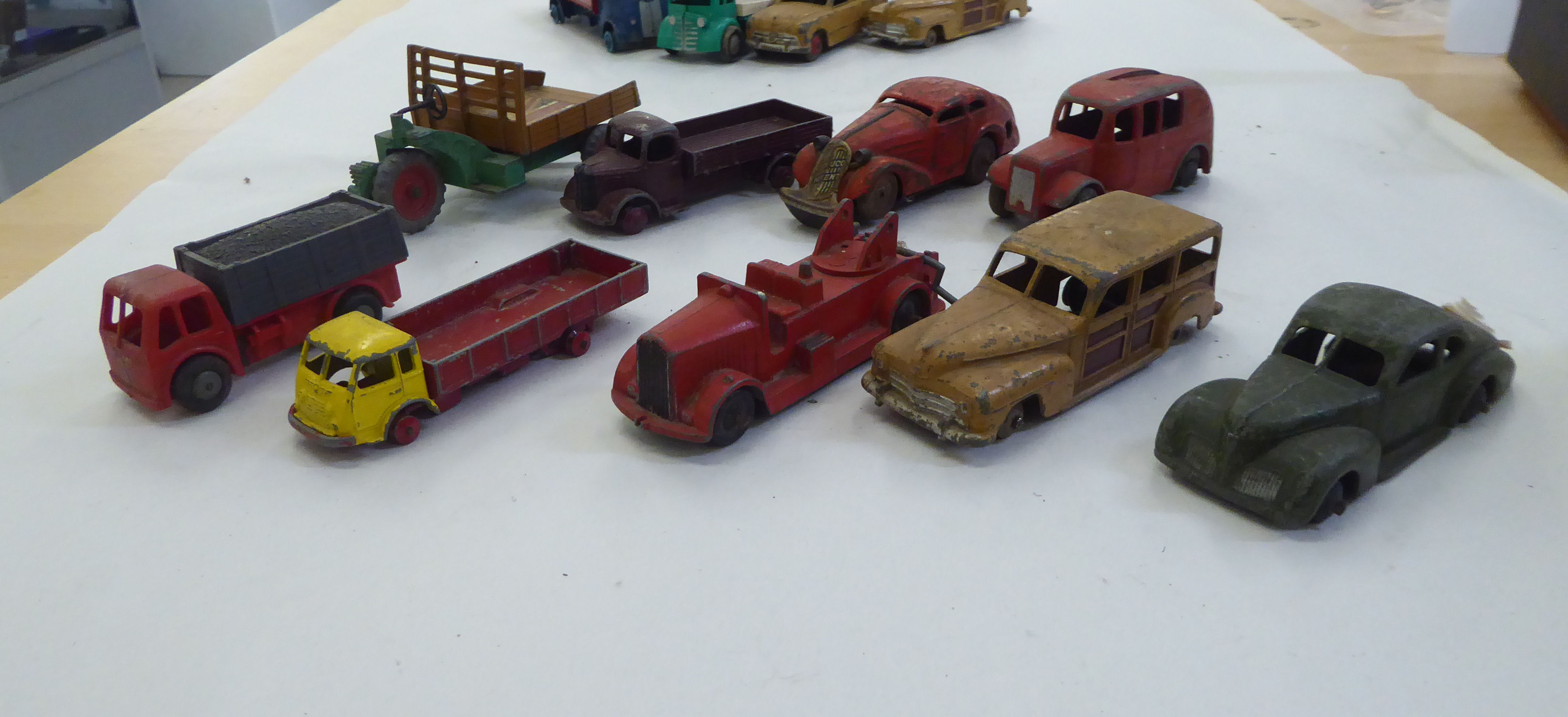 Diecast model vehicles: to include examples by Schuco and Dinky Toys, featuring a Ford Sedan - Image 5 of 7