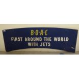 A printed board for BOAC  16"h  55"w