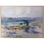 Arthur Royce Bradbury - a lake scene  watercolour  bears a signature  9.5" x 13"  framed