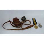 Military related items: to include a Great War Verners pattern pocket compass No.80510 (Please Note: