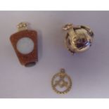 Three Masonic pendants