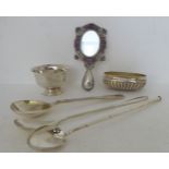 Silver and white metal collectables: to include a preserve spoon  London 2000